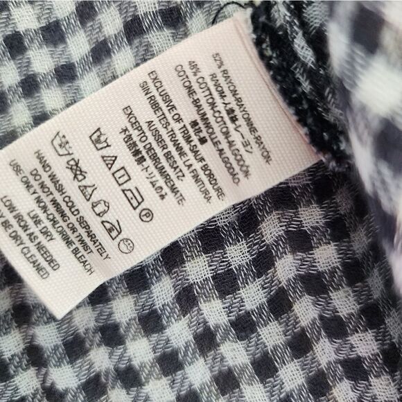 Free people freestyle raw hem balloon sleeves oversized blouse - Picture 13 of 13